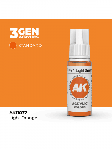 Alapfesték AK 3Gen (Light Orange - Acrylic) - világosnarancs