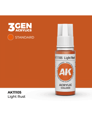 Alapfesték AK 3Gen (Light Rust - Acrylic) - világosrozsda