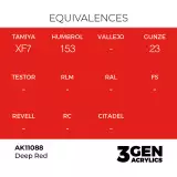 AK 3Gen (Deep Red - Intense) – alapszín, mélyvörös - AK-Interactive