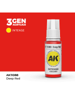 Alapfesték AK 3Gen (Deep Red - Intense) - mélyvörös