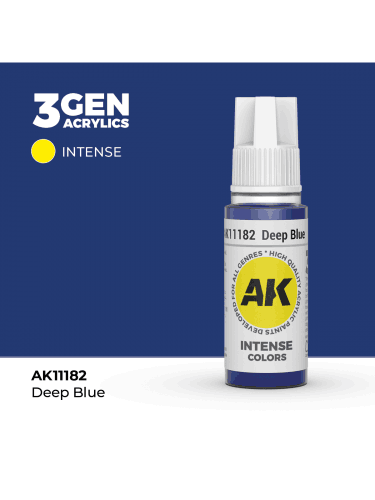 Alapfesték AK 3Gen (Deep Blue - Intense) - mélykék