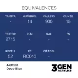 AK 3Gen (Deep Blue - Intense) – alapszín, mélykék - AK-Interactive