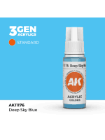 Alapfesték AK 3Gen (Deep Sky Blue - Acrylic) - mély égszínkék