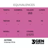 AK 3Gen (Intense Pink - Intenzív) – alapszín, élénkrózsaszín (vagy intenzív rózsaszín) - AK-Interactive