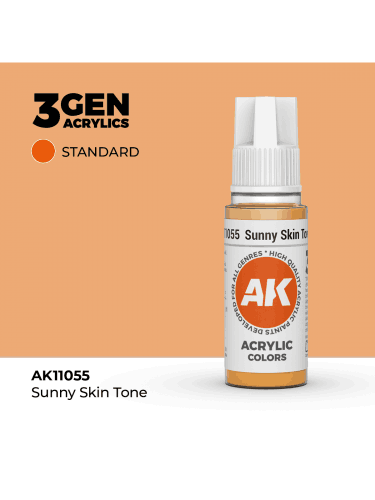 Alapfesték AK 3Gen (Sunny Skin Tone - Acrylic) - meleg bőrtónus