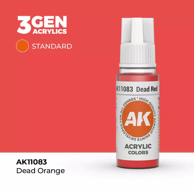 AK 3Gen (Dead Red - Akril) – alapszín, tompa vörös - AK-Interactive