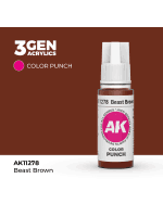 Alapfesték AK 3Gen (Beast Brown - Punch) - sötétbarna