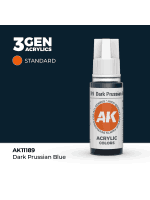 Alapfesték AK 3Gen (Dark Prussian Blue - Acrylic) - sötét poroszkék