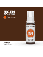 Alapfesték AK 3Gen (Dark Rust - Acrylic) - sötétrozsda
