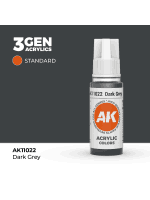 AK 3Gen (Dark Grey - Akril) – alapszín, sötétszürke
