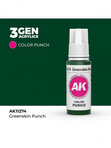 Alapfesték AK 3Gen (Greenskin Punch - Punch) - zöldbőrű