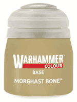 Warhammer Colour Base Paint (Morghast Bone) - alapszín, világos bézs
