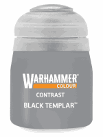 Warhammer Colour Contrast Paint (Black Templar) -kontrasztos szín - fekete