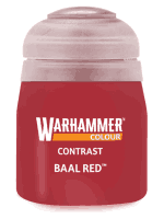 Warhammer Colour Contrast Paint (Baal Red) - kontrasztos szín - piros