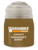 Warhammer Colour Contrast Paint (Garaghak's Sewer) - kontrasztos szín - barna