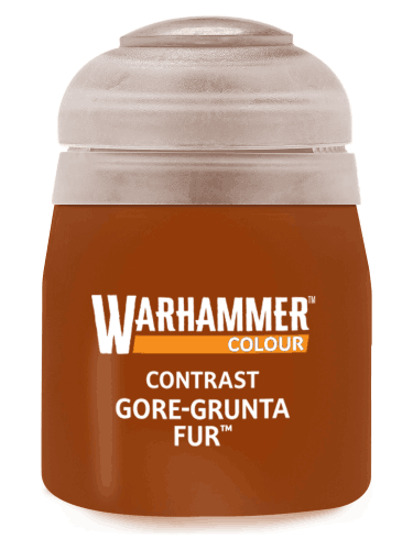 Warhammer Colour Contrast Paint (Gore-grunta Fur) -kontrasztos szín - barna
