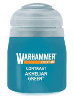 Warhammer Colour Contrast Paint (Akhelian Green) -kontrasztos szín - kék