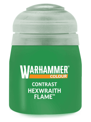 Warhammer Colour Contrast Paint (Hexwraith Flame) - kontrasztos szín - zöld 2022
