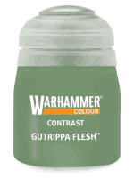 Warhammer Colour Contrast Paint (Gutrippa Flesh) - kontrasztos szín - zöld