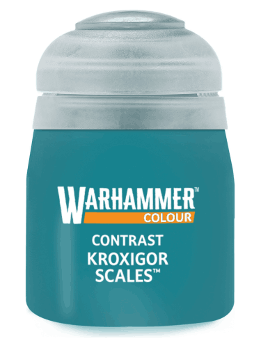 Warhammer Colour Contrast Paint (Kroxigor Scales) - kontrasztos szín - zöld