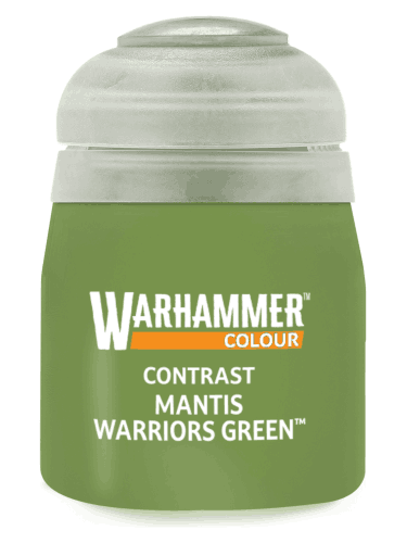 Warhammer Colour Contrast Paint (Mantis Warriors Green) - kontrasztos szín - zöld