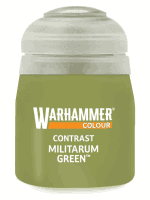 Warhammer Colour Contrast Paint (Militarum Green) - kontrasztos szín - zöld