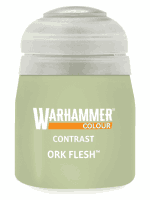 Warhammer Colour Contrast Paint (Ork Flesh) - kontrasztos szín - zöld