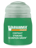 Warhammer Colour Contrast Paint (Striking Scorpion Green) - kontrasztos szín - zöld
