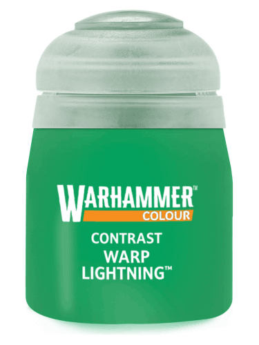 Warhammer Colour Contrast Paint (Warp Lightning) - kontrasztos szín - zöld