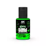 AK fedőfesték – Green Glow Precision Fluor (zöld) - AK-Interactive