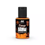 AK fedőfesték – Orange Glow Precision Fluor (narancssárga) - AK-Interactive