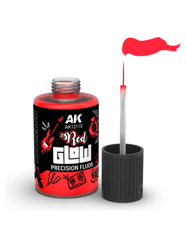 AK fedőfesték – Red Glow Precision Fluor (piros)