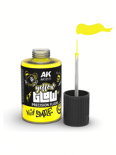 AK fedőfesték – Yellow Glow Precision Fluor (sárga)
