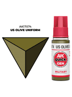 Kontrasztfesték AK Quick Gen (US Olive Uniform) - amerikai egyenruha olívazöld
