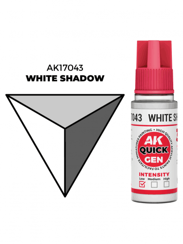 AK Quick Gen (White Shadow) - kontrasztfesték, fehér árnyék