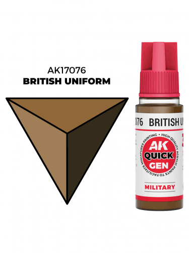 AK Quick Gen (British Uniform) - kontrasztfesték, brit egyenruha barna
