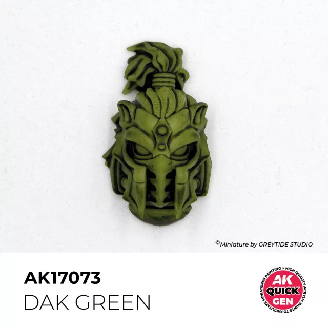 AK Quick Gen (Dak Green) - kontrasztfesték, DAK (katonai) zöld - AK-Interactive
