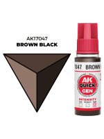 Kontrasztfesték AK Quick Gen (Brown Black) - barnafekete