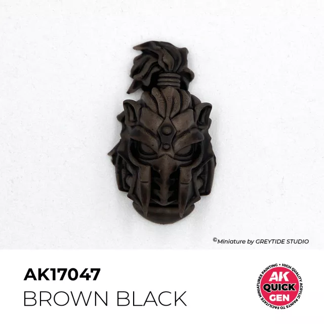 AK Quick Gen (Brown Black) - kontrasztfesték, barnásfekete - AK-Interactive