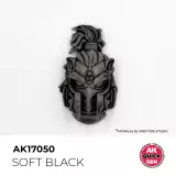 AK Quick Gen (Soft Black) - kontrasztfesték, lágy fekete - AK-Interactive