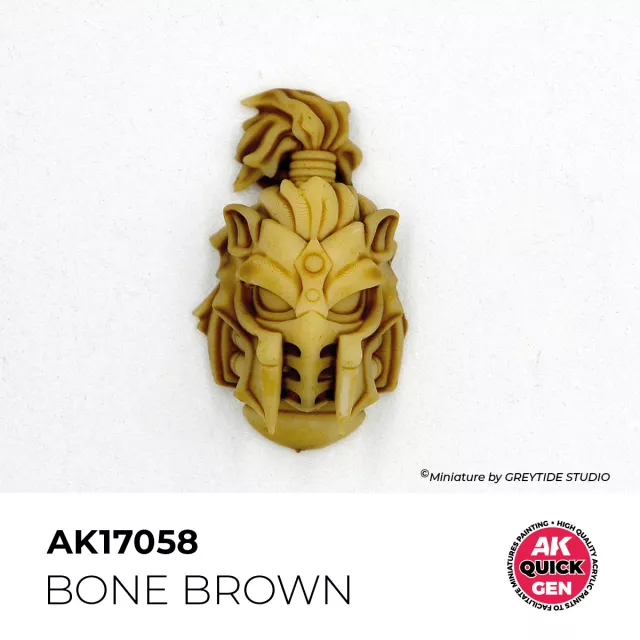 AK Quick Gen (Bone Brown) - kontrasztfesték, csontharmat barna (csontbarna) - AK-Interactive