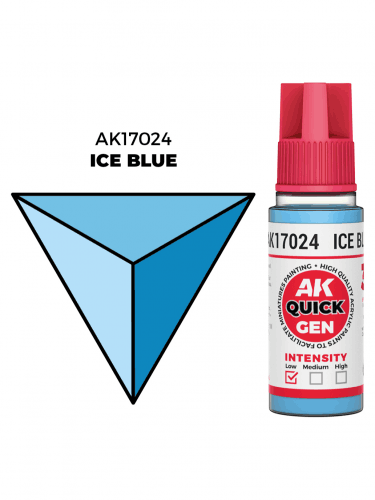 Kontrasztfesték AK Quick Gen (Ice Blue) - jégkék