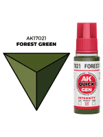 Kontrasztfesték AK Quick Gen (Forest Green) - erdőzöld
