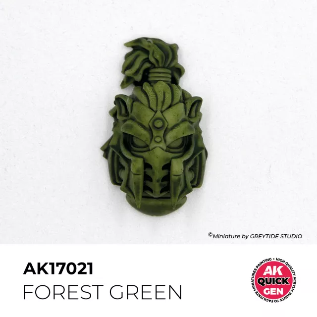 Kontrasztfesték AK Quick Gen (Forest Green) - erdőzöld - AK-Interactive