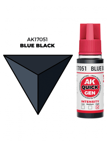 AK Quick Gen (Blue Black) - kontrasztfesték, kékfekete