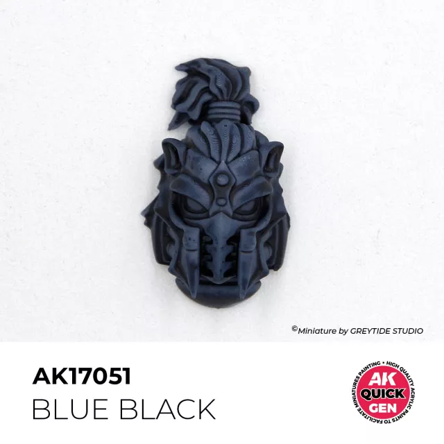AK Quick Gen (Blue Black) - kontrasztfesték, kékfekete - AK-Interactive