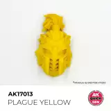 Kontrasztfesték AK Quick Gen (Plague Yellow) - pestissárga - AK-Interactive