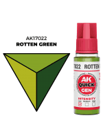 Kontrasztfesték AK Quick Gen (Rotten Green) - rothadt zöld