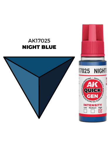 AK Quick Gen (Night Blue) – kontrasztos szín, éjszakai kék