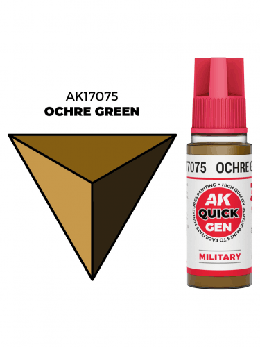 AK Quick Gen (Ochre Green) - kontrasztfesték, okkerzöld